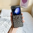 thumbnail image 1 of Allytechgroup Compatible with Samsung Galaxy Z Flip 7 with Ring, Slim Lightweight Phone Case for Women Mne Slim Fit Leopard Print Pattern Shockproof Anti-Scratch Drop Protection, Brown, 1 of 7