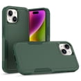 thumbnail image 1 of Allytechgroup Compatible for Apple iPhone 15, Rugged Shockproof Military Grade Protection Dual Layers Hard PC TPU Phone Case for iPhone 15, Darkgreen, 1 of 5