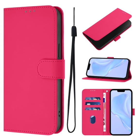Allytechgroup Compatible with iPhone 11 Wallet Case, Credit Card Holder PU Leather Flip Kickstand Protective Shockproof Cover Women Men for iPhone 11, Rose