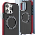 thumbnail image 1 of Allytechgroup for iPhone 12 Pro / 12 6.1" Case, 360° Rotatable Ring Holder Camera & Screen Protection Military Grade Drop Protection Shockproof Cover for iPhone 12 Pro / 12 6.1" Case, Red, 1 of 8