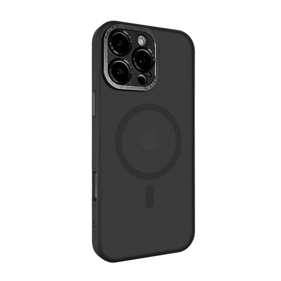 Allytechgroup Compatible with iPhone 13 Case for Women Men, Comaptible with Magsafe Support Wireless Charging Soft TPU Bumper Shockproof Magnetic Back Cover for iPhone 13, Black