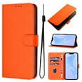 thumbnail image 1 of Allytechgroup Compatible with iPhone 13 Mini Wallet Case, Credit Card Holder PU Leather Flip Kickstand Protective Shockproof Cover Women Men for iPhone 13 Mini, Orange, 1 of 8