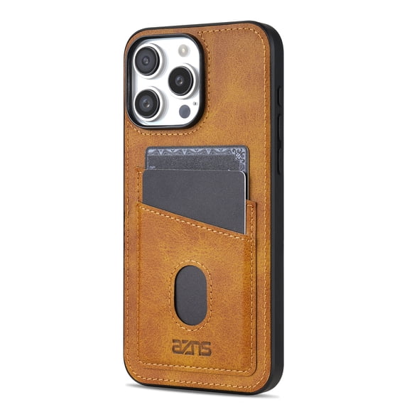 Allytechgroup Compatible with iPhone 13 Pro Wallet Case with Credit Card Slot, PU Leather Slim Wallet Phone Case for Women Men Military Grade Drop Protection for iPhone 13 Pro, Yellow
