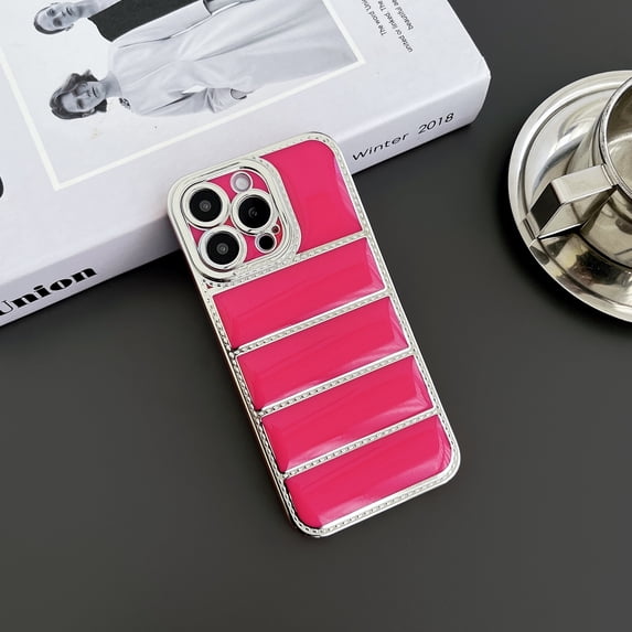 Allytechgroup Compatible with iPhone 15 Plus Case, Plating Frame Slim Lightweight Phone Case for Women Men Shockproof and Anti-Scratch Protective Back Cover for iPhone 15 Plus, Rose