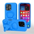 thumbnail image 1 of Allytechgroup Compatible with iPhone 16 Pro Max Case, [1x Screen Protector] Slim Lightweight EVA Phone Case with Kickstand Shockproof and Anti-Scratch Protective Bumper for iPhone 16 Pro Max, Blue, 1 of 7