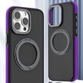 thumbnail image 1 of Allytechgroup Compatible with iPhone 16 Pro Max Case, 360° Rotatable Ring Holder Camera & Screen Protection Military Grade Drop Protection Shockproof Cover for iPhone 16 Pro Max Case, Purple, 1 of 8