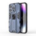 thumbnail image 1 of Allytechgroup Compatible with iPhone 16 Pro Max Case with Stand, Rotated Kickstand Hard PC Soft TPU Military Grade Shockproof Protective Cover for iPhone 16 Pro Max Case Women Men, Navy, 1 of 8