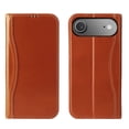 thumbnail image 1 of Allytechgroup Cash Slot PU Leather Soft Shell Fashion Cell Phone Case with Protective Case Cover for Apple iPhone Air, Brown, 1 of 8