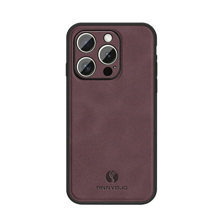 Allytechgroup Compatible with iPhone 12 Case, PU Leather Shockproof Full Body Protective Cover Phone Cases for iPhone 12, Winered