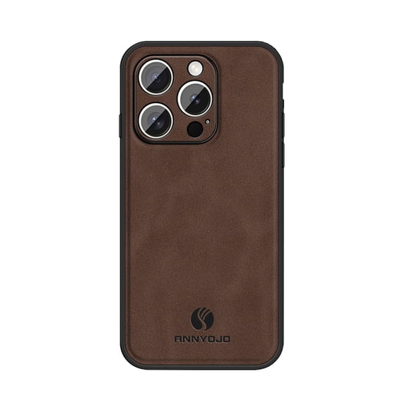 Allytechgroup Compatible with iPhone 12 Pro Max Case, PU Leather Shockproof Full Body Protective Cover Phone Cases for iPhone 12 Pro Max, Brown