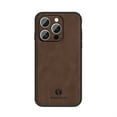 thumbnail image 1 of Allytechgroup Compatible with iPhone 16 Pro Case, PU Leather Shockproof Full Body Protective Cover Phone Cases for iPhone 16 Pro, Brown, 1 of 7