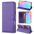 thumbnail image 1 of Allytechgroup Compatible with iPhone 16 Wallet Case, PU Leather Flip Case with Card Holders RFID Blocking Shockproof Protective Phone Cover, Purple, 1 of 7