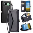 thumbnail image 1 of Allytechgroup Crossbody Bag Case for Google Pixel 6a, Cash Pocket Cards Holder Hand Wrist Flip Stand Shockproof Anti-Scratch Phone Case for Google Pixel 6a, Black, 1 of 8