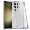 thumbnail image 1 of Allytechgroup Crystal Clear Case for Samsung Galaxy S21 Ultra, Support Wireless Charging Military Grade Drop Protection Non-Yellowing Anti-Fingerprint Protective Cover Case, Purple, 1 of 7