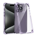 thumbnail image 1 of Allytechgroup Crystal Clear Case for iPhone 7 / 8 / SE 2022 & 2020, Support Wireless Charging Military Grade Drop Protection Non-Yellowing Anti-Fingerprint Protective Cover Case, Purple, 1 of 8