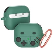 Allytechgroup Cute Case for Samsung Galaxy Buds 3/ Galaxy Buds 3 Pro, Shockproof & Dustproof Earpods Case with Keychain, Soft Silicone Protective Cover Compatible with Galaxy Buds 3/ Buds 3 Pro,Green