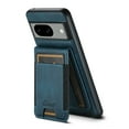 thumbnail image 1 of Allytechgroup Detachable Cards Holder Case for Google Pixel 6, RFID Blocking PU Leather Wallet Support Wireless Charging Shockproof Magnetic Back Cover for Google Pixel 6, Blue, 1 of 1