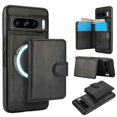 thumbnail image 1 of Allytechgroup Detachable Cards Holder Case for Google Pixel 8 Pro, RFID Blocking 2 In 1 Wallet PU Leather Case with Stand Compatible with Magsafe Shockproof Cover for Google Pixel 8 Pro, Black, 1 of 5
