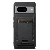 Allytechgroup Detachable Cards Holder Case for Google Pixel 8 Pro, RFID Blocking PU Leather Wallet Case with Kickstand Shockproof Magnetic Back Cover Shell for Women Men, Black