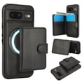 thumbnail image 1 of Allytechgroup Detachable Cards Holder Case for Google Pixel 8, RFID Blocking 2 In 1 Wallet PU Leather Case with Stand Compatible with Magsafe Shockproof Cover for Google Pixel 8, Black, 1 of 5