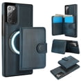 thumbnail image 1 of Allytechgroup Detachable Cards Holder Case for Samsung Galaxy Note 20, RFID Blocking 2 In 1 Wallet PU Leather Case with Stand Compatible with Magsafe Shockproof Cover for Galaxy Note 20, Blue, 1 of 5
