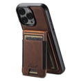 thumbnail image 1 of Allytechgroup Detachable Cards Holder Case for iPhone 13, RFID Blocking PU Leather Wallet Case with Kickstand Shockproof Magnetic Back Cover Shell for Women Men, Brown, 1 of 7