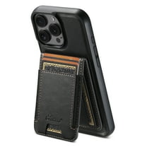 Allytechgroup Detachable Cards Holder Case for iPhone 14, RFID Blocking PU Leather Wallet Support Wireless Charging Shockproof Magnetic Back Cover for iPhone 14, Black