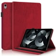 thumbnail image 1 of Allytechgroup Elegant iPad Air 11 Inch Case Cover 2024, Lift Tree Pattern Embossed and Shockproof Tablet Case with Pencil Holder Multi Angle Viewing Stand Flip Cover for Apple iPad Air 11,Red, 1 of 7