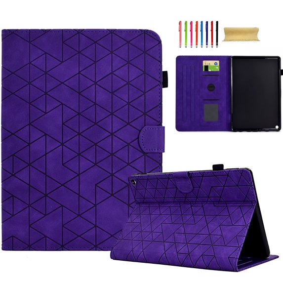 Allytechgroup Fire Max 11 Case, PU Leather Slim Fit Flip Kickstand Auto Sleep Wake Bumper Shockproof Anti-Scratch Smart Case Cover for Amazon Kindle Fire Max 11 13th Generation 11" 2023, Purple
