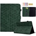 thumbnail image 1 of Allytechgroup Fire Max 11 Case, PU Leather Slim Fit Flip Kickstand Auto Sleep Wake Bumper Shockproof Anti-Scratch Smart Case Cover for Amazon Kindle Fire Max 11 13th Generation 11" 2023, Green, 1 of 10