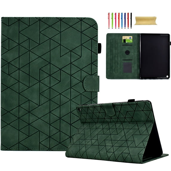 Allytechgroup Fire Max 11 Case, PU Leather Slim Fit Flip Kickstand Auto Sleep Wake Bumper Shockproof Anti-Scratch Smart Case Cover for Amazon Kindle Fire Max 11 13th Generation 11" 2023, Green