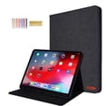 thumbnail image 1 of Allytechgroup Flip Case for Apple Air 11 Inch M3 M2 2025/2024, PU Leather Soft TPU Smart Cover Auto Sleep Wake Cards Holder Stand Protective Shockproof Case for iPad Air 11 Inch, Black, 1 of 7