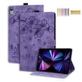 thumbnail image 1 of Allytechgroup Flip Case for Apple iPad (A16) 11th Gen 11" 2025/ iPad 10th Gen 10.9" 2022,Stylish Blossom PU Leather Auto Sleep Wake Protective Pencil Holder Shockproof Case for iPad 11/ iPad 10,Purple, 1 of 8