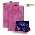 thumbnail image 1 of Allytechgroup Flip Case for Apple iPad (A16) 11th Gen 11" 2025/ iPad 10th Gen 10.9" 2022, Stylish Blossom PU Leather Auto Sleep Wake Protective Pencil Holder Shockproof Case for iPad 11/ iPad 10,Rose, 1 of 8