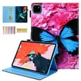 thumbnail image 1 of Allytechgroup Flip Case for Apple iPad Pro 11 Inch 2024, Stylish Protective Cover with Multi-Angle Viewing Stand Auto Sleep Wake Bumper Shockproof Case for iPad Pro 11" 2024,Flower Butterfly, 1 of 7