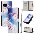 thumbnail image 1 of Allytechgroup Flip Case for Google Pixel 9A with Lanyard, PU Leather Wallet Bumper with Credit Card Slot RFID Blocking Shockproof Full Body Protective Cover for Google Pixel 9A, D, 1 of 9