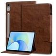 thumbnail image 1 of Allytechgroup Flip Case for Lenovo Tab M11 (TB-330FU/TB-330XU) 11 inch Tab K11 2024, Cute Cat Magnetic Closure Premium PU Leather Folio Stand Protective Multi Angle Viewing Stand, Brown, 1 of 8