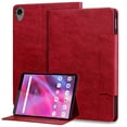 thumbnail image 1 of Allytechgroup Flip Case for for Lenovo Tab M8 3rd Gen 2021 TB-8506F TB-8506X/ Lenovo Tab M8 HD Tablet 2nd Gen 2019 TB-8505F TB-8505X, Protective Magnetic Closure Leather Flip Cover, Red, 1 of 8