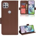 thumbnail image 1 of Allytechgroup Flip Case for Motorola Moto G (2025), PU Leather Slim Fit Shell Cards Holder Kickstand Shockproof Anti-Scratch Corner Protective Wallet Case for Motorola Moto G (2025), Brown, 1 of 5
