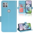 thumbnail image 1 of Allytechgroup Flip Case for Motorola Moto G (2025), PU Leather Slim Fit Shell Cards Holder Kickstand Shockproof Anti-Scratch Corner Protective Wallet Case for Motorola Moto G (2025), Cyanblue, 1 of 5