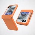 thumbnail image 1 of Allytechgroup Flip Case for Motorola Razr 2025, Slim Lightweight Hard PC Shell with Screen Protection Shpckproof Hinge Cover Spring Automatically Retracts for Motorola Razr 60 Women Men, Orange, 1 of 9