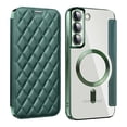 thumbnail image 1 of Allytechgroup Flip Case for Samsung Galaxy A16 5G, [Compatible with Magsafe] PU Leather Clear Back Cover RFID Blocking Cards Slots Wallet Phone Case for Galaxy A16 5G, Darkgreen, 1 of 9