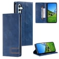 thumbnail image 1 of Allytechgroup Flip Case for Samsung Galaxy S24 FE with Credit Card Slot, RFID Blocking PU Leather Wallet Phone Shell with Kickstand Shockproof Back Cover Bumper for Women Men, Blue, 1 of 7