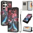 thumbnail image 1 of Allytechgroup Flip Case for Samsung Galaxy S25 Ultra with Lanyard, PU Leather Wallet Bumper with Credit Card Slot RFID Blocking Shockproof Full Body Protective Cover for Samsung Galaxy S25 Ultra, G, 1 of 9
