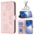 thumbnail image 1 of Allytechgroup Flip Case for iPhone 16 Pro, RFID Blocking PU Leather Wallet Phone Case with Credit Card Slot & Kickstand Shockproof and Anti-Scratch for iPhone 16 Pro, Pink, 1 of 6