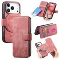 thumbnail image 1 of Allytechgroup Flip Case for iPhone 17 Pro Max with Credit Card Slot, PU Leather Wallet Phone Case Kickstand Shockproof Magnetic Back Cover for iPhone 17 Pro Max, Pink, 1 of 8
