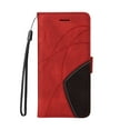 thumbnail image 1 of Allytechgroup Flip Cover Case for Samsung Galaxy S24 Ultra, Synthetic Leather TPU Inner Folio Stand Hand Wrist Cards Holder Wallet Case for Galaxy S24 Ultra, Red, 1 of 6