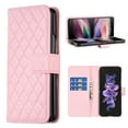 thumbnail image 1 of Allytechgroup Flip Cover Case for Samsung Galaxy Z Fold 4, Stylish Slim Fit Shell Wallet Case with Cards Slots Magnetic Closure Anti-Scratch Stand Phone Case for Galaxy Z Fold 4,Pink, 1 of 7