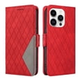 thumbnail image 1 of Allytechgroup Flip Cover Case for iPhone 14 Pro Max, Premium PU Leather Stand Cards Holder Hand Wrist RFID Blocking Bumper Shockproof Phone Case for iPhone 14 Pro Max, Red, 1 of 11