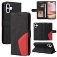 thumbnail image 1 of Allytechgroup Flip Cover Case for iPhone 16, RFID Blocking PU Leather TPU Inner Folio Stand Hand Wrist Cards Holder Wallet Case for Apple iPhone 16, Black, 1 of 8